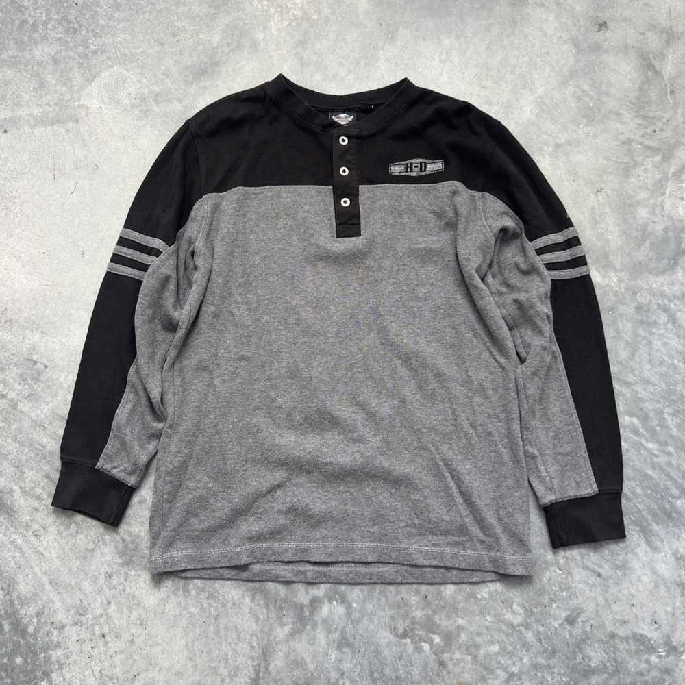 Harley-Davidson unisex  Long Sleeve Pullover Sweater Size L  soft casual  SKU130